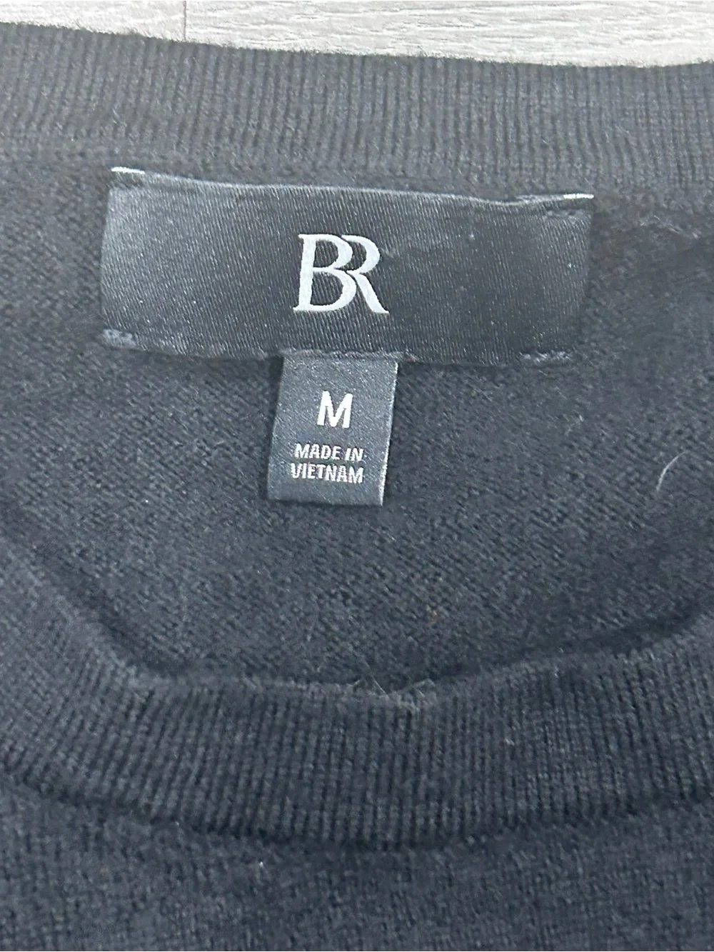 Banana Republic Black Crewneck Men’s Sweater